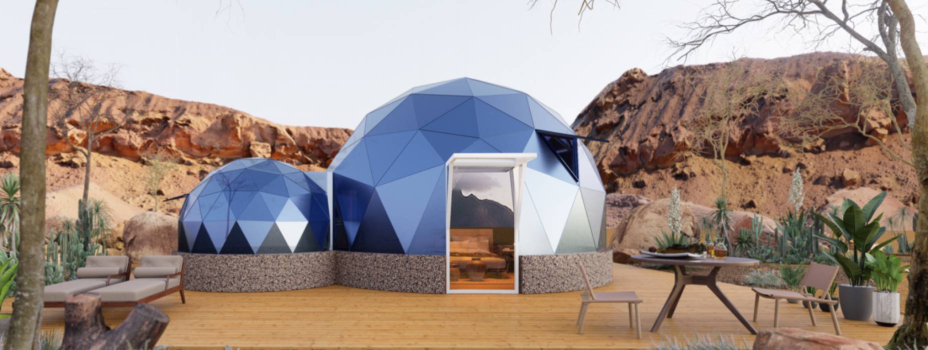 天祝球形智能光伏玻璃星空房